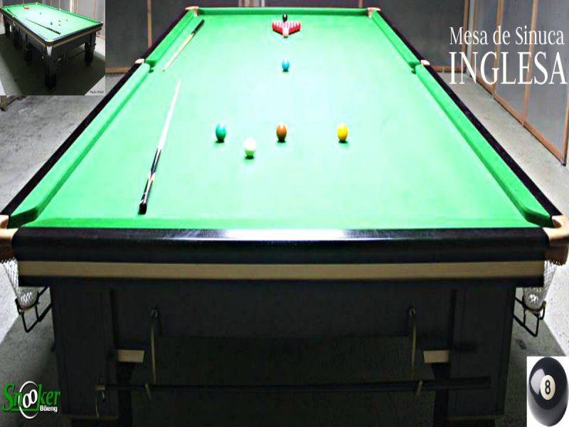 Mesa Snooker Inglesa Liverpool 3,86x2,08m