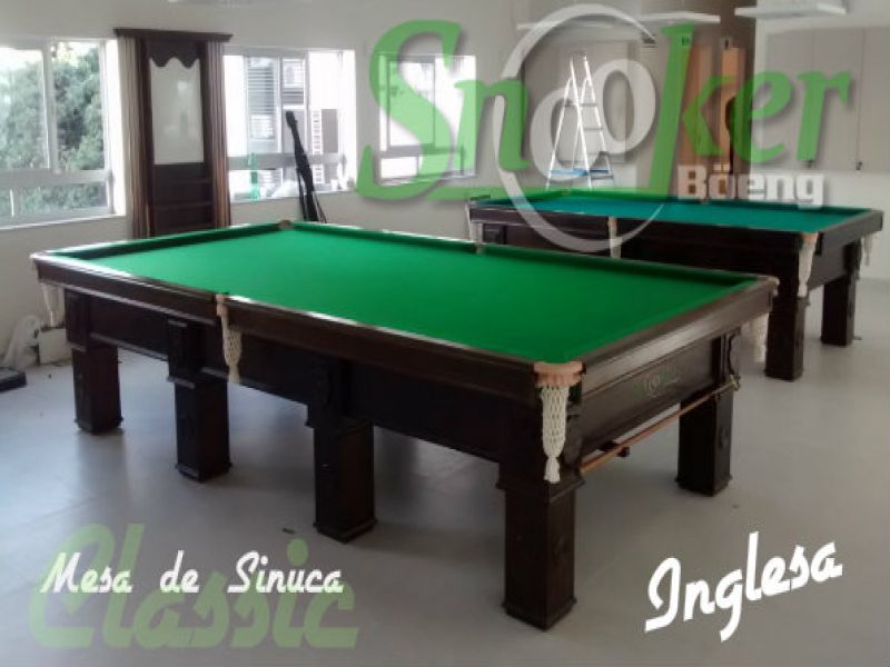 Mesa de sinuca (pool inglês) - Esportes e ginástica - Azenha, Porto Alegre  1244873101
